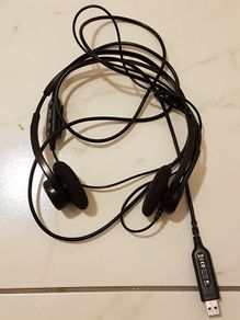Logitech A-00053 PC USB Over-The-Head Stereo Noise Cancelling Headset 960 Black