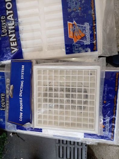 building tools/items. Include trowel, mitre, shower hose, vents...