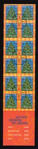 1997 Ireland Christmas Stamp Booklet Fine Used with Dublin cancel of the 18th November 1997 (first day).