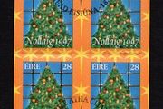 1997 Ireland Christmas Stamp Booklet Fine Used with Dublin cancel of the 18th November 1997 (first day).