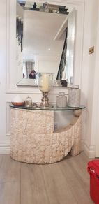 console table and side table