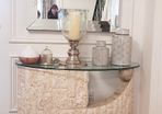 console table and side table