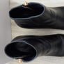 Aldo black leather boots, size 38.5, very good condition Image 4