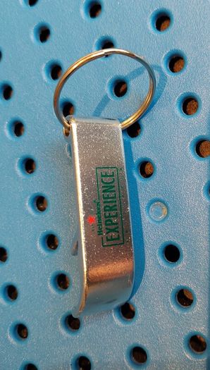 Heineken Experience bottle opener / keyring