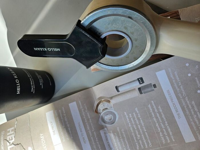 Hello Klean Shower Head (hard water)