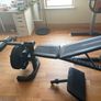 Weider Pro 490 DC Olympic Bench, Squat Rack, 20kg Olympic Bar & Weights Image 4