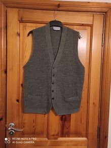 Kilspindle mens button up sweater vest