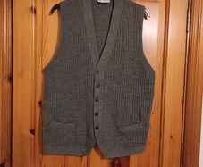 Kilspindle mens button up sweater vest