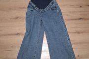 Maternity wide leg jeans size 14