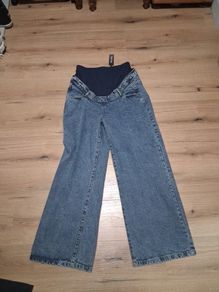 Maternity wide leg jeans size 14