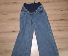 Maternity wide leg jeans size 14