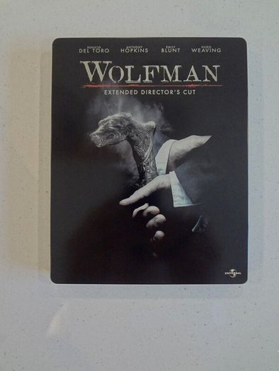 The Wolfman (2010) Blu Ray Steelbook (Extended Directors Cut) (Rare Debossed edition)