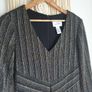 Joseph Ribkoff Gold Thread Dress Size Uk 10 Image 6