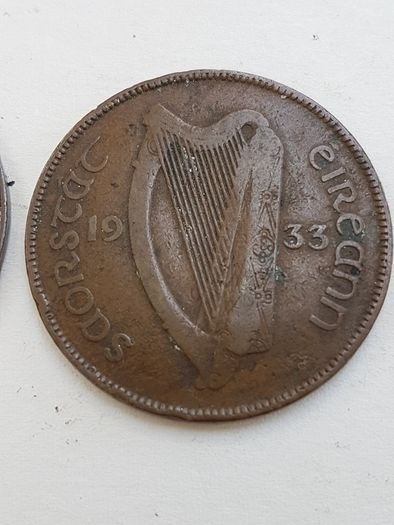 1930's 1d Pingin (Penny) Coins x 5