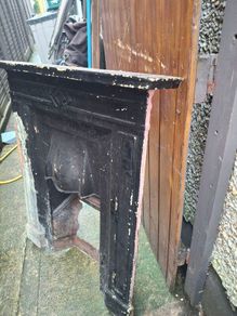 cast iron fire place