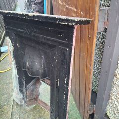 cast iron fire place