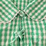 M&S  girls  green and white gingham shorts and top set. Age 11-12 years Image 3