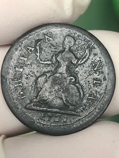 1721 Farthing George I Nice condition