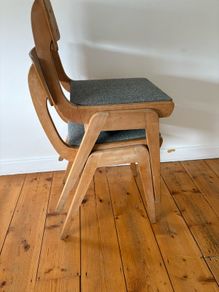vintage stacking chairs