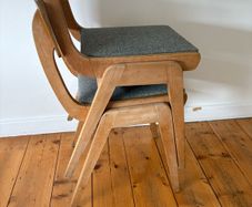 vintage stacking chairs