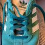 Adidas Gazelle ortholite green suede trainers size 4 Image 6