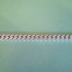 Mens Sterling Silver Cuban Chain Bracelet