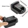 Battery Adapter Converter USB Charger for Makita Converter 18V Lithium Ion Battery BL1830 BL1860 BL181 To For Milwaukee Image 4
