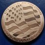 5 oz GSM Home of the Free Copper Round Image 2