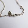 Vintage 925 Sterling Silver Bracelet with Twisted Circle Charm Image 5