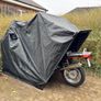 Outdoor Motorcycle Shelter Tent with Oxford Fabric Cover, 2 Windows Image 6