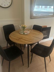 dining table & 4 chairs