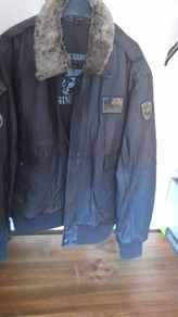 Leather Bomber Jacket (new)