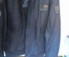 Leather Bomber Jacket (new)