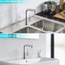 Kitchen Tap with 3 Function Sprayer Pull Out Kitchen Mixer Tap, 360 Degree Swivel Kitchen Sink Tap, Single Handle Sink Tap for Bathroom or Kitchen, Matte Black (FREE POSTAGE) Image 5