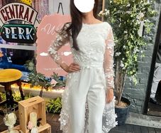 Bespoke Bridal Jumpsuit and Skirt