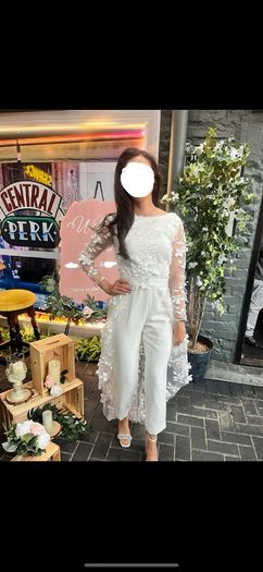 Bespoke Bridal Jumpsuit and Skirt
