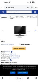 Samsung TV 32" with speakers