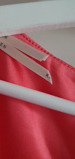 Karen Millen Coral Bow Sz 10