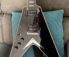 left handed flying v guitar