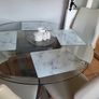 glass kitchen table Image 2