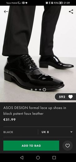 Gents tuxedo shoes