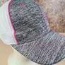 Womens Ariat baseball cap mesh trucker snapback white pink horseriding equestrian wear Image 9