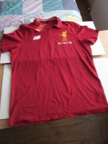 Liverpool FC New Balance Polo Shirt XL New