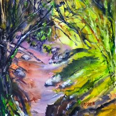 ballinastoe woods watercolour