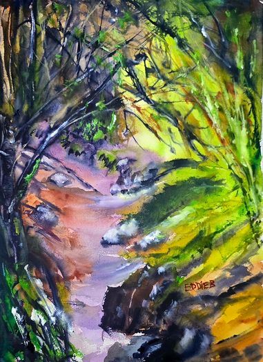 ballinastoe woods watercolour