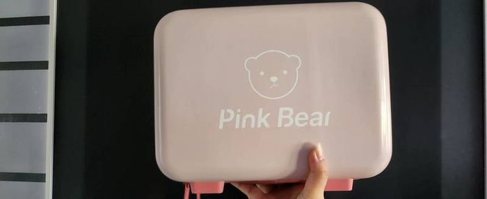 Pink Bear Hardcase Vanity Travel Case