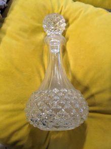 Vintage Brandy Glass Jar