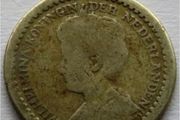 1911 Silver 10 Cents antique Netherlands coin