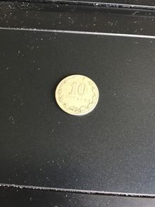 Old 1920 Argentina 10 Centavos coin