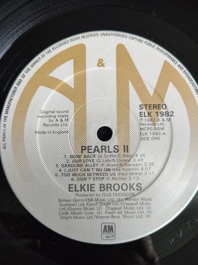 Elkie Brooks - Pearls II Vinyl LP (1982) Original UK Pressing Soft Rock Pop EX+
